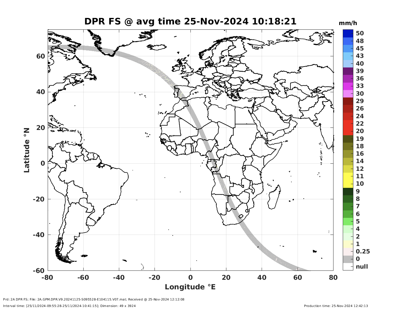 Dual frequency Precipitation Radar (DPR) Full Scan (FS)